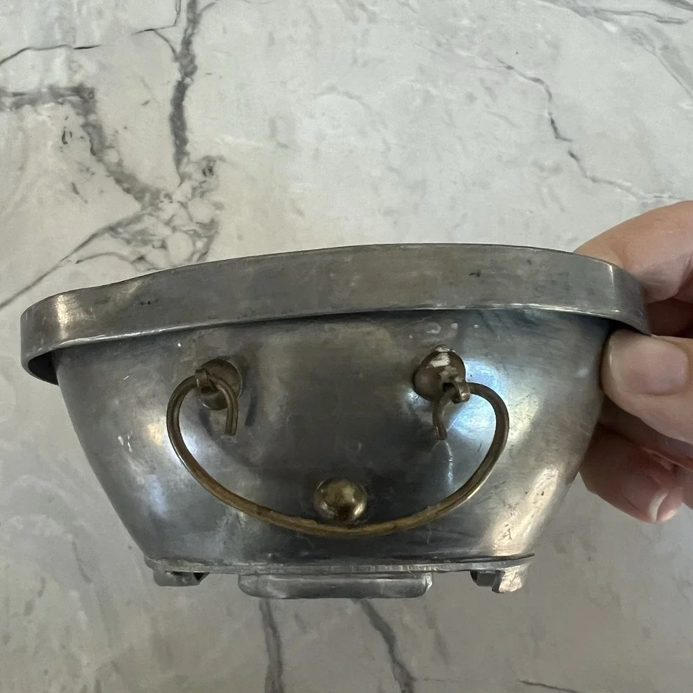 Petite‎ Metal and brass Planter
